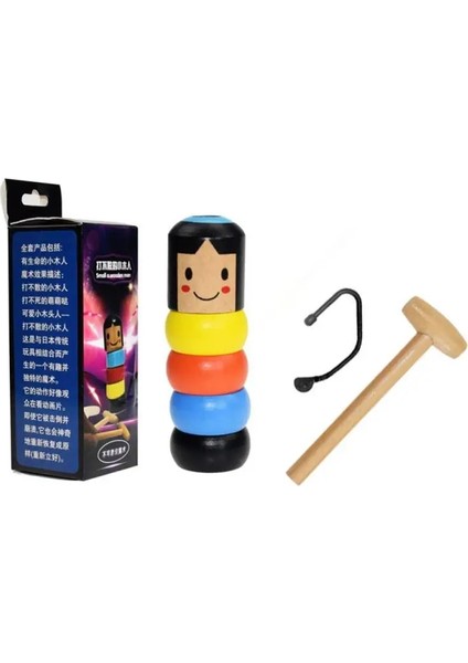 Beyaz Stil Taşınmaz Tumbler Sihirli Inatçı Ahşap Adam Oyuncak Komik Kırılmaz Oyuncak Sihirli Hileler Yakın Çekim Sahne Sihirli Hileler Oyuncaklar Sihirli Hediyeler (Yurt Dışından) fırsatları