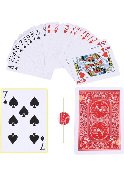 1 Adet Sihirli Oyun Kartları Poker Oyun Destesi Seti Sihirli Kart Trick Çocuk Çocuk Bulmaca Oyuncak (Yurt Dışından)