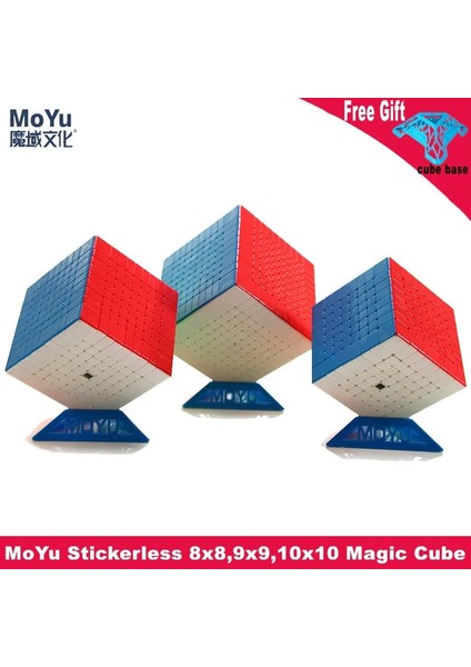 5X5X5 Stili Moyu Meilong Sihirli Küp Stickerless 5x5 6x6 7x7 8x8 9xrofessional Hız Küpü Bulmaca Oyuncaklar Hediye (Yurt Dışından) indirimleri