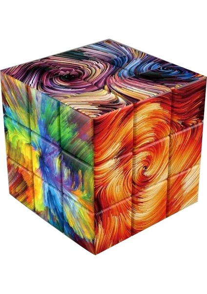 Kaleydoskop Stili Yeni Tasarım Cubo Magico Koleksiyonu Deliksiz Uv Baskı Özel Magic Cube Professional Neo Puzzle Eğitici Oyuncaklar Toplamak (Yurt Dışından)