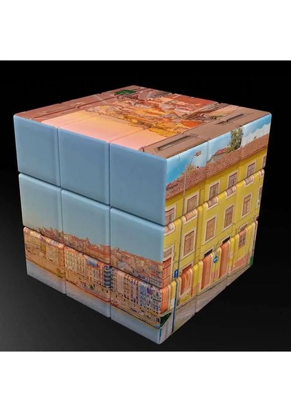 Kaleydoskop Stili Yeni Tasarım Cubo Magico Koleksiyonu Deliksiz Uv Baskı Özel Magic Cube Professional Neo Puzzle Eğitici Oyuncaklar Toplamak (Yurt Dışından)