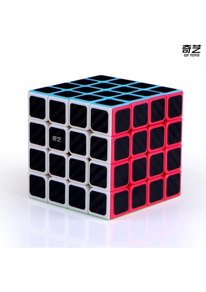 4X4X4 Stili Qiyi Karbon Fiber Küp Mageed Cube Skew Sq-1 Piramit Küp X-Cube Yaprak Bulmaca Neo Cubo Magico (Yurt Dışından)