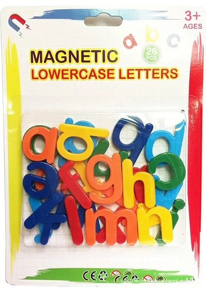 26 Küçük Harf Stili Manyetik Öğrenme Alfabe Harfleri Plastik Buzdolabı Çıkartmaları Toddlers Çocuklar Öğrenme Yazım Sayma Eğitici Oyuncaklar (Yurt Dışından)