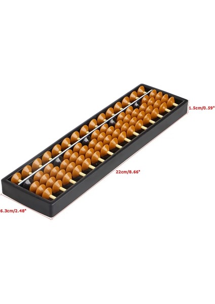 Sıcak 15DIGIT Stili 15 Haneli Çubuklar Standart Abaküs Sorobaese Japonca Hesap Makinesi Sayma Aracı Matematik Yeni Başlayanlar Için Hesaplama Oyuncakları (Yurt Dışından)