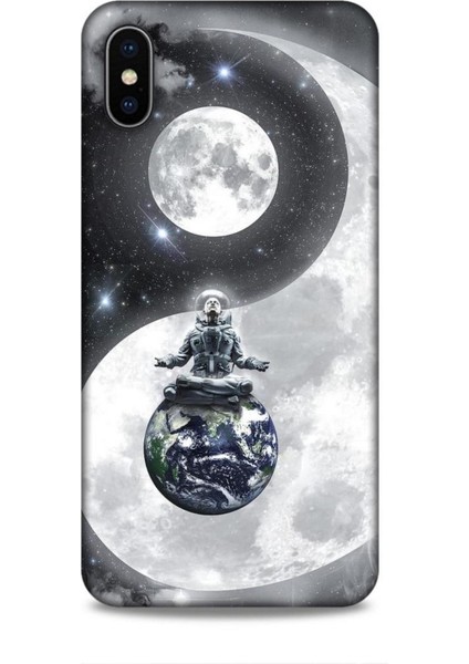 Apple iPhone Xs Max Kılıf Caliburn 3 Ayda Reiki Arka Kapak