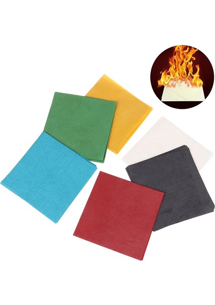 Kırmızı Stil 10*10 cm Sihirli Ateş Kağıdı Sihirli Hileler Sahne Sokak Sihirli Sahne Oyuncakları (Yurt Dışından) fiyatları