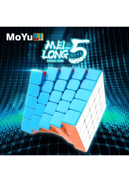 Etiketsiz Stil Orijinal Moyu Meilong 5 Mofang Jiaoshi Infinity Rubics Küp Sihirli Küp Katmanları 5x5 Hız Bulmaca Küpleri Eğitici Oyuncaklar (Yurt Dışından) fiyatları