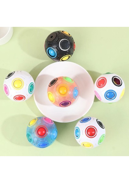 C Stili Fidget Oyuncaklar Stres Giderici Gökkuşağı Sihirli Top Plastik Bulmaca Oyuncaklar Pop It (Yurt Dışından)