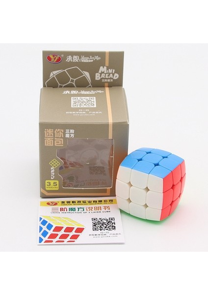 3.5cm Tarzı Yongjun Mini Anahtarlık Topuz Küp Kolye Zincir Anahtarlık Mini Sihirli Küp 3x3 Hız Küp Bulmaca Oyuncaklar Çocuklar Için Acemi (Yurt Dışından)