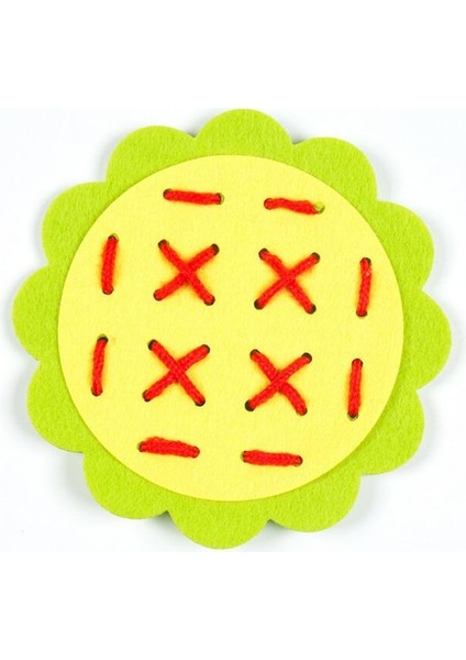 Sarı 1 16X16CM Stili Öğretim Anaokulu Manuel Dıy Örgü Bez Bebek Erken Öğrenme Eğitim Oyuncaklar Montessori Öğretim Yardımcıları Matematik Oyuncaklar (Yurt Dışından)