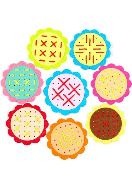 Sarı 1 16X16CM Stili Öğretim Anaokulu Manuel Dıy Örgü Bez Bebek Erken Öğrenme Eğitim Oyuncaklar Montessori Öğretim Yardımcıları Matematik Oyuncaklar (Yurt Dışından)