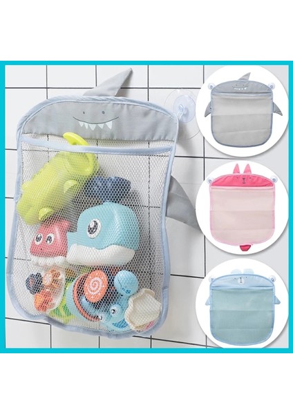 Koyu Haki Stili Bebek Banyo Örgü Çanta Banyo Oyuncakları Çantası Çocuklar Için Oyuncaklar Sepeti Net Karikatür Hayvan Şekilleri Su Geçirmez Kumaş Kum Oyuncakları Plaj Depolama (Yurt Dışından) indirimleri