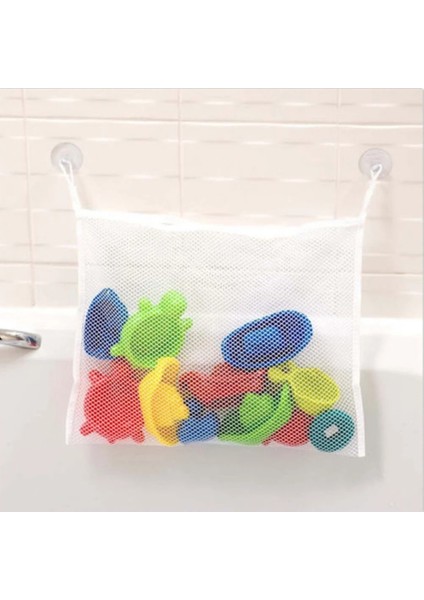Klasik Bebek Banyo Örgü Çanta Çocuk Banyosu Oyuncak Çanta Net Vantuz Sepetleri (Yurt Dışından)