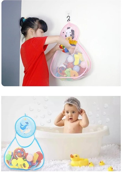 Zebra Stili Banyo Suyu Oyuncakları Saklama Çantası Karikatür Organizatör Net Büyük Kapasiteli Asılı Su Geçirmez Kumaş Kum Oyuncakları Plaj Depolama Mesh (Yurt Dışından) fiyatları