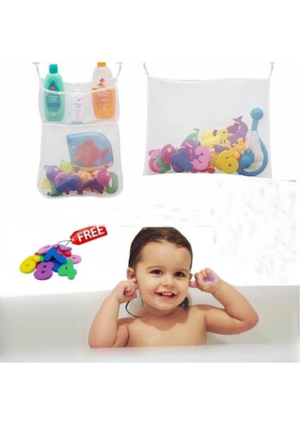Bir Stil Bebek Oyuncak Örgü Çanta Banyo Küvet Bebek Organizatör Emme Banyo Banyo Oyuncak Şeyler Net Bebek Çocuk Banyo Küvet Oyuncak Banyo Oyun Çantası Çocuklar (Yurt Dışından) modelleri