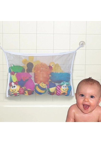 Bir Stil Bebek Oyuncak Örgü Çanta Banyo Küvet Bebek Organizatör Emme Banyo Banyo Oyuncak Şeyler Net Bebek Çocuk Banyo Küvet Oyuncak Banyo Oyun Çantası Çocuklar (Yurt Dışından) indirimleri
