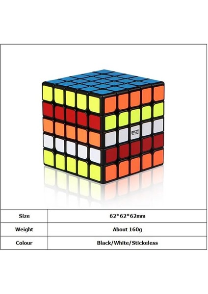 Yapışkansız Stil Qiyi Qizheng S Sihirli Küp 62*62*62MM Profesyonel Rekabet Hız Küp Eğitici Bulmaca Küp Oyuncak Çocuklar Için Acemi (Yurt Dışından)