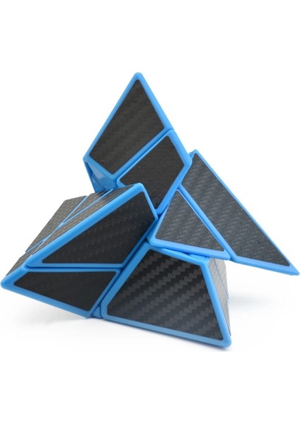 Gösterildiği Gibi Stil Lefun Ikili Yıldız Piramit Küp Hayalet Piramit Üçgen Sihirli Bulmaca Speedcube Eğitici Oyuncaklar (Yurt Dışından)