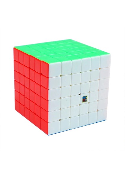 Siyah Stil Moyu Meilong 6 6x6 Sihirli Küp Cubingclassroom Mf6 Hız Küp Bulmaca 6x6 Çıkartmalar Oyuncaklar Çocuklar Için Çocuk Acemi (Yurt Dışından)