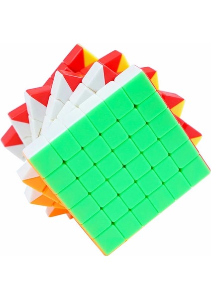 Siyah Stil Moyu Meilong 6 6x6 Sihirli Küp Cubingclassroom Mf6 Hız Küp Bulmaca 6x6 Çıkartmalar Oyuncaklar Çocuklar Için Çocuk Acemi (Yurt Dışından)