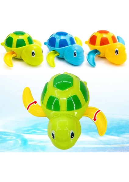 Mavi Stil 1 Adet Bebek Banyo Saati Oyuncaklar Su Deniz Kaplumbağaları Oynayan Eğlenceli Yüzmek Yüzen Küvet Dabbling Küvet Gıcırdayan Plaj Duş Oyuncakları (Yurt Dışından) modelleri