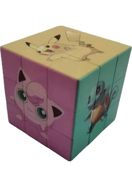 Pokemen Hız Küp 5.6 cm Profesyonel Sihirli Küp Yüksek Li Döndürme Cubos Magicos Çocuklar Için Ev Oyunları Noel (Yurt Dışından)