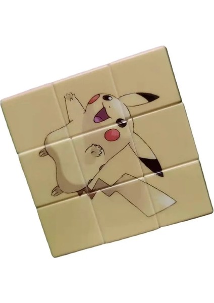 Pokemen Hız Küp 5.6 cm Profesyonel Sihirli Küp Yüksek Li Döndürme Cubos Magicos Çocuklar Için Ev Oyunları Noel (Yurt Dışından)