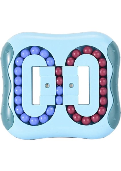 Bir Stil Dönen Sihirli Fasulye Küp Parmak Ucu Fidget Oyuncaklar Çocuklar Yetişkinler Stres Giderici Boncuk Bulmacalar Çocuklar Eğitim Zeka Oyunu (Yurt Dışından)