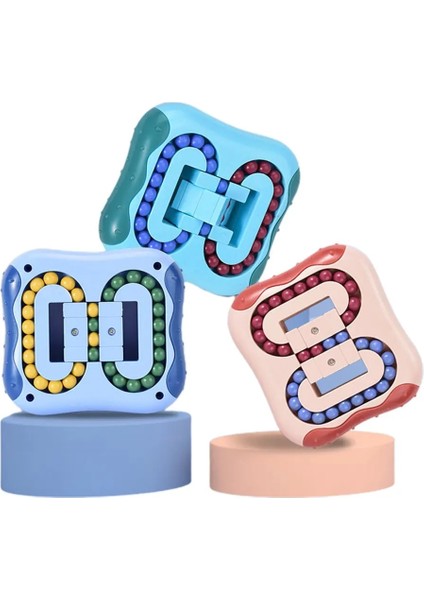 Bir Stil Dönen Sihirli Fasulye Küp Parmak Ucu Fidget Oyuncaklar Çocuklar Yetişkinler Stres Giderici Boncuk Bulmacalar Çocuklar Eğitim Zeka Oyunu (Yurt Dışından) modelleri