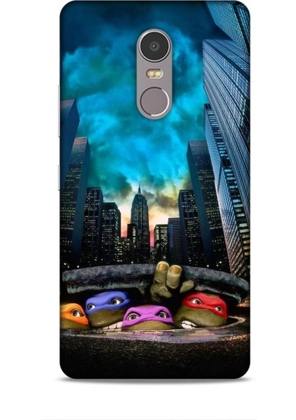 Lenovo K6 Note Kılıf Caliburn 11 Ninja Kablumbağalar 4K Baskılı Kılıf