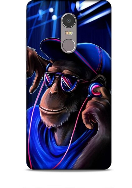 Lenovo K6 Note Kılıf Caliburn 20 Maymun Mavi Renkli Kılıf