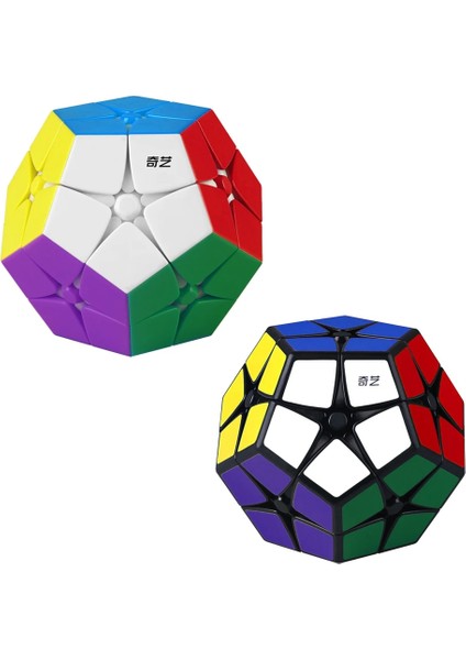 Çıkartmasız Stil Qytoys Megaminxeds Magic Speed ​​de Cube Dodecahedron Bulmaca Küpleri Stickerless 2x2 Megaminxeds Oyuncaklar Chiliren Için (Yurt Dışından)