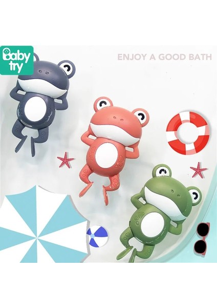 Kırmızı Ördek Stili Bebek Banyo Oyuncakları Çocuklar Için Onths Yüzme Havuzu Su Oyunu Wind-Up Clockwork Hayvanlar Çocuklar Için Yengeç Kurbağa Su Oyuncakları Hediyeler (Yurt Dışından)