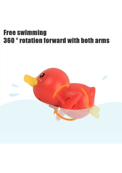 Kırmızı Ördek Stili Bebek Banyo Oyuncakları Çocuklar Için Onths Yüzme Havuzu Su Oyunu Wind-Up Clockwork Hayvanlar Çocuklar Için Yengeç Kurbağa Su Oyuncakları Hediyeler (Yurt Dışından)