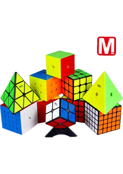 4 M Yapışkansız Stil Qiyi M Manyetik 2x2 3x3 4x4 5x5 Piramit Sihirli Küp Manyetik Hız Küp Bulmaca Eğitim Küp Oyuncak Çocuklar Için (Yurt Dışından)