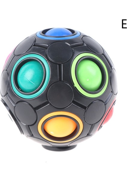 E Stili Fidget Oyuncaklar Stres Giderici Gökkuşağı Sihirli Top Plastik Bulmaca Oyuncaklar Pop It (Yurt Dışından)