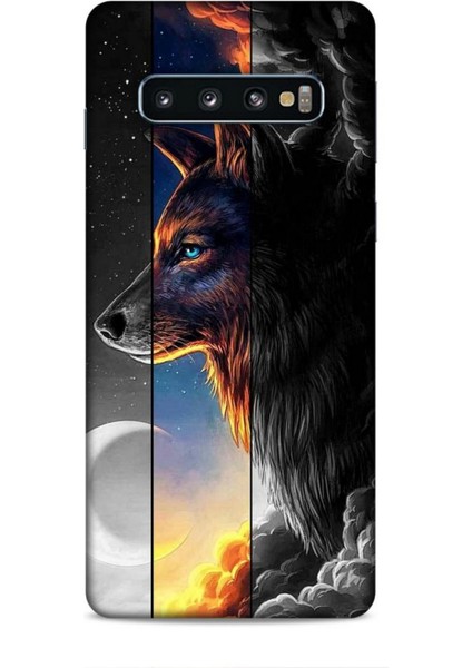 Samsung Galaxy S10 Kılıf Caliburn 15 Kurt Hilal Kalın Silikon