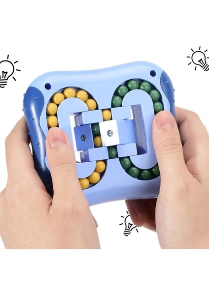 B Tarzı Vıp Link Dönen Sihirli Fasulye Küpü Parmak Ucu Fidget Oyuncakları (Yurt Dışından)