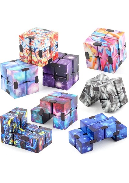 Mavi Stil Infinity Cube 3 Mini Oyuncak Parmak Edc Anksiyete Stres Giderici Küp Blokları Çocuklar Çocuklar Komik Oyuncaklar Çocuklar Çocuklar Için En Iyi Hediye Oyuncaklar (Yurt Dışından) indirimleri