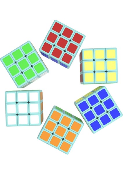 Mavi Stil 1 cm Süper Küçük Mini Sihirli Küp Kaygı Için Yaratıcı Eğlenceli Fidget Oyuncaklarını Geri Yüklemek Için Dönebilir (Yurt Dışından)
