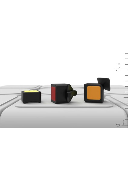 Mavi Stil 1 cm Süper Küçük Mini Sihirli Küp Kaygı Için Yaratıcı Eğlenceli Fidget Oyuncaklarını Geri Yüklemek Için Dönebilir (Yurt Dışından)