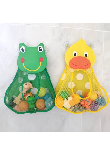 No.4 Tarzı Bebek Banyo Oyuncakları Sevimli Ördek Kurbağa Örgü Net Oyuncak Saklama Çantası Güçlü Vantuz Banyo Oyun Çantası Banyo Organizatör Su Oyuncakları Çocuklar Için (Yurt Dışından)