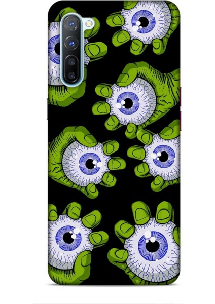 Oppo Reno 3 Kılıf Caliburn 23 Gözler Telefon Kabı