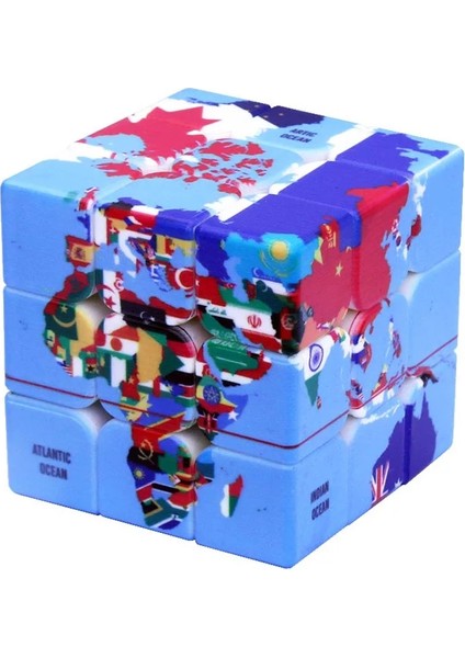 No.19 Tarzı Magic Cube Profesyonel Kabartmalı Braille Hız Küp Bulmaca Neo Cubo Magico Çocuklar Için Eğitici Oyuncaklar Hediye Fikirleri (Yurt Dışından)