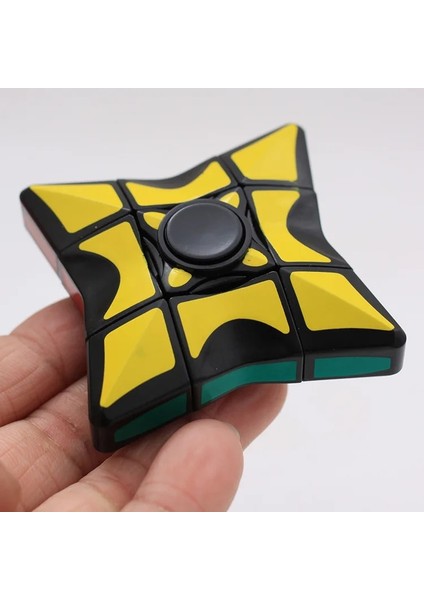 Sarı Stil Qiyi Mofangge 1*3*3 Parmak El Er Küp Sihirli Küp Speedcube Bulmacalar Küpler Eğitici Bulmaca Oyuncaklar Çocuklar Için Oyuncaklar (Yurt Dışından)