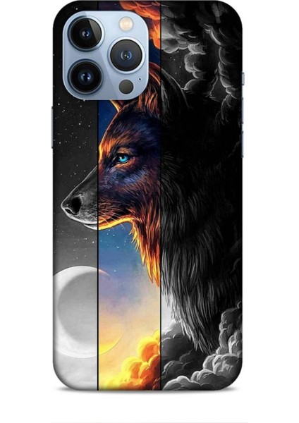 Apple iPhone 13 Pro Max Kılıf Caliburn 15 Kurt Hilal Kalın Silikon