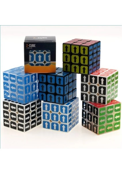 Şeffaf Mavi Stil Yeni Zcube Sudoku Sihirli Küp Ok Sticker Frost Stickerless Puzzle 3 Cube Game Puzzle Tarafından Çocuk Oyuncakları (Yurt Dışından)