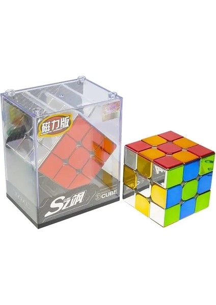 Etiketsiz-M Stili Cyclone Boys Metalik 3x3 Manyetik Cubo Magico (Yurt Dışından)