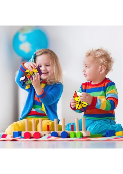 Yoshimoto Küp Sihirli Küp Sonsuz Küp Oyuncak Çocuklar Yetişkinler Için Puzzel Oyunu Relax Edc Double Star Flexicube (Yurt Dışından)
