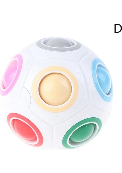 D Stili Fidget Oyuncaklar Stres Giderici Gökkuşağı Sihirli Top Plastik Bulmaca Oyuncaklar Pop It (Yurt Dışından)
